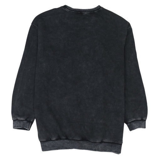 Mens UK Size M Comfort Colors Black Pullover Sweatshirt