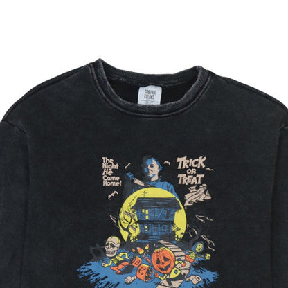 Mens UK Size M Comfort Colors Black Pullover Sweatshirt