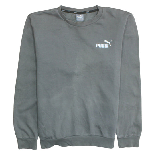 Mens UK Size M PUMA Grey Pullover Sweatshirt