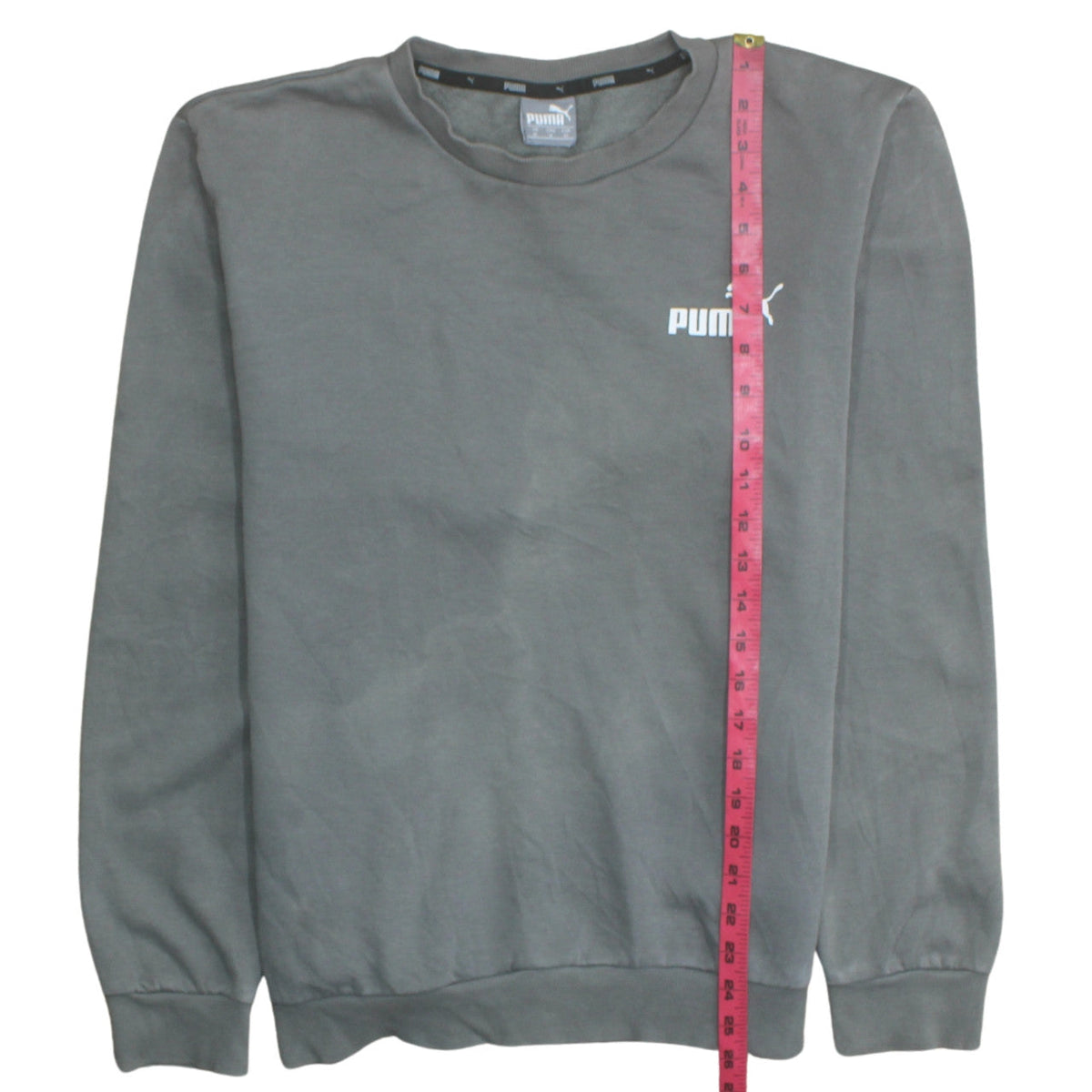 Mens UK Size M PUMA Grey Pullover Sweatshirt