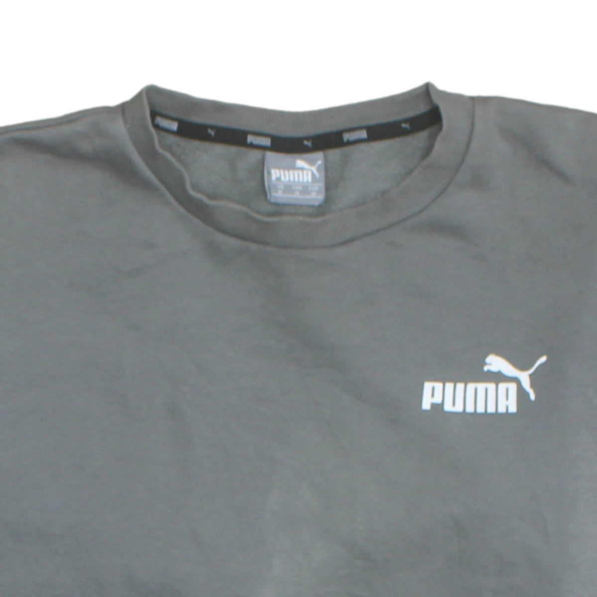 Mens UK Size M PUMA Grey Pullover Sweatshirt
