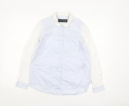 Womens UK Size S The Kooples Blue Classic Button-Up