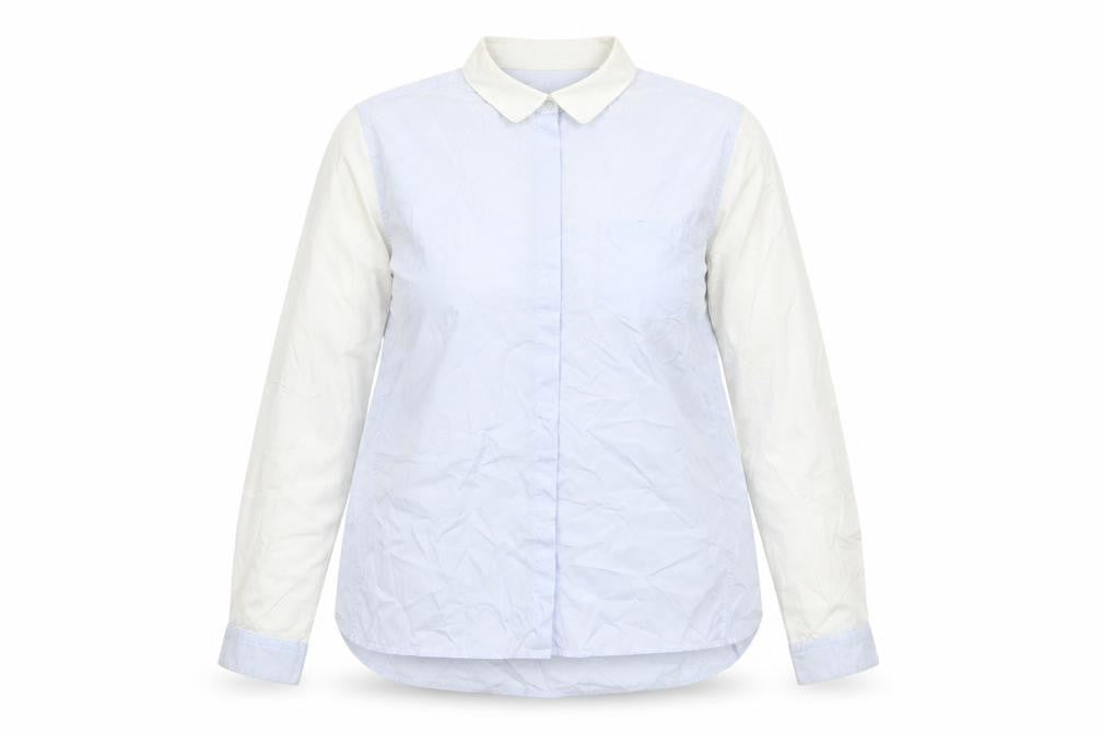 Womens UK Size S The Kooples Blue Classic Button-Up