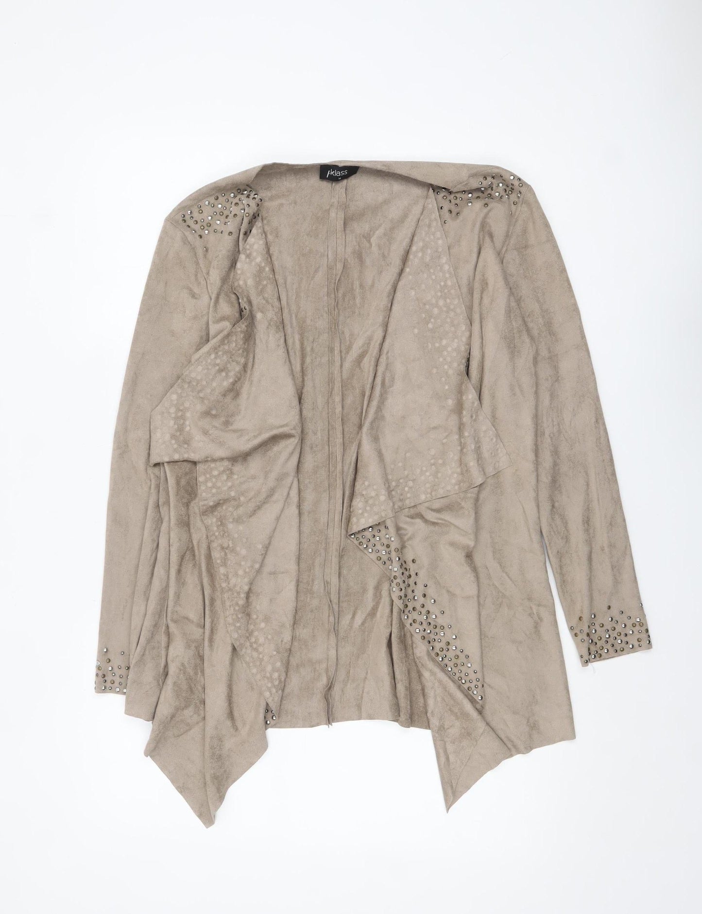 Womens UK Size M Klass Beige Basic Jacket