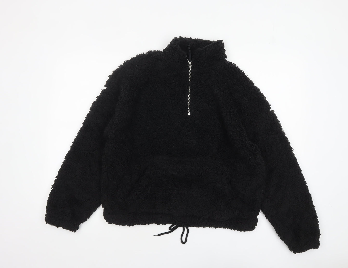 Womens UK Size M New Look Black Pullover Sweatshirt