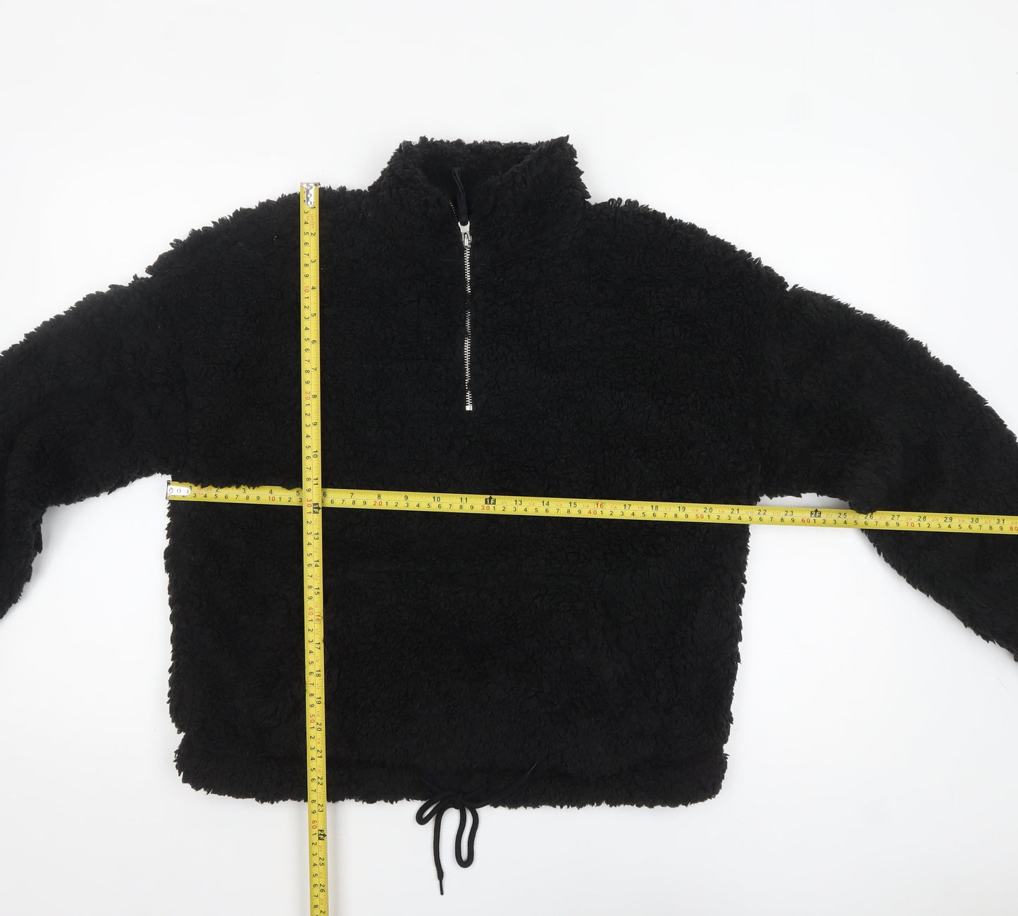 Womens UK Size M New Look Black Pullover Sweatshirt