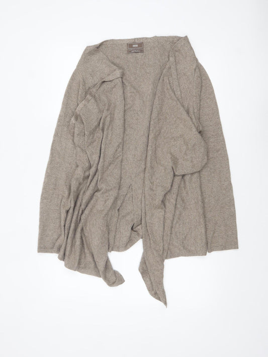 Womens UK Size 16-18 Marks and Spencer Beige Cardigan Jumper