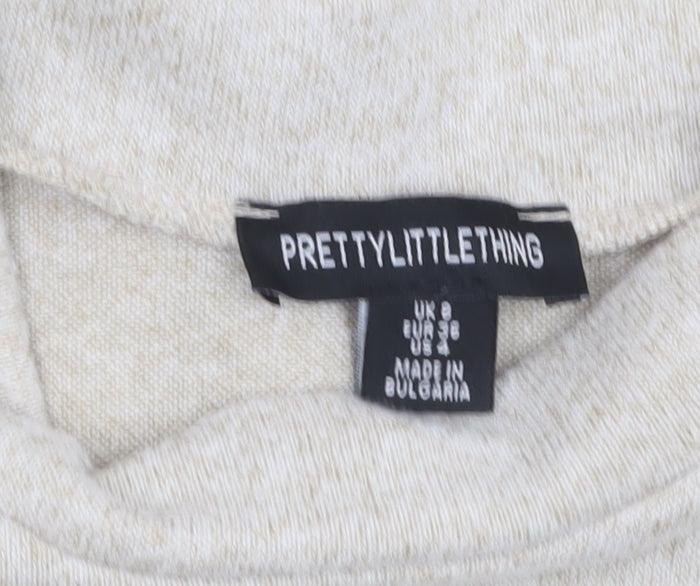 Womens UK Size 8 PRETTYLITTLETHING Bodycon Dress