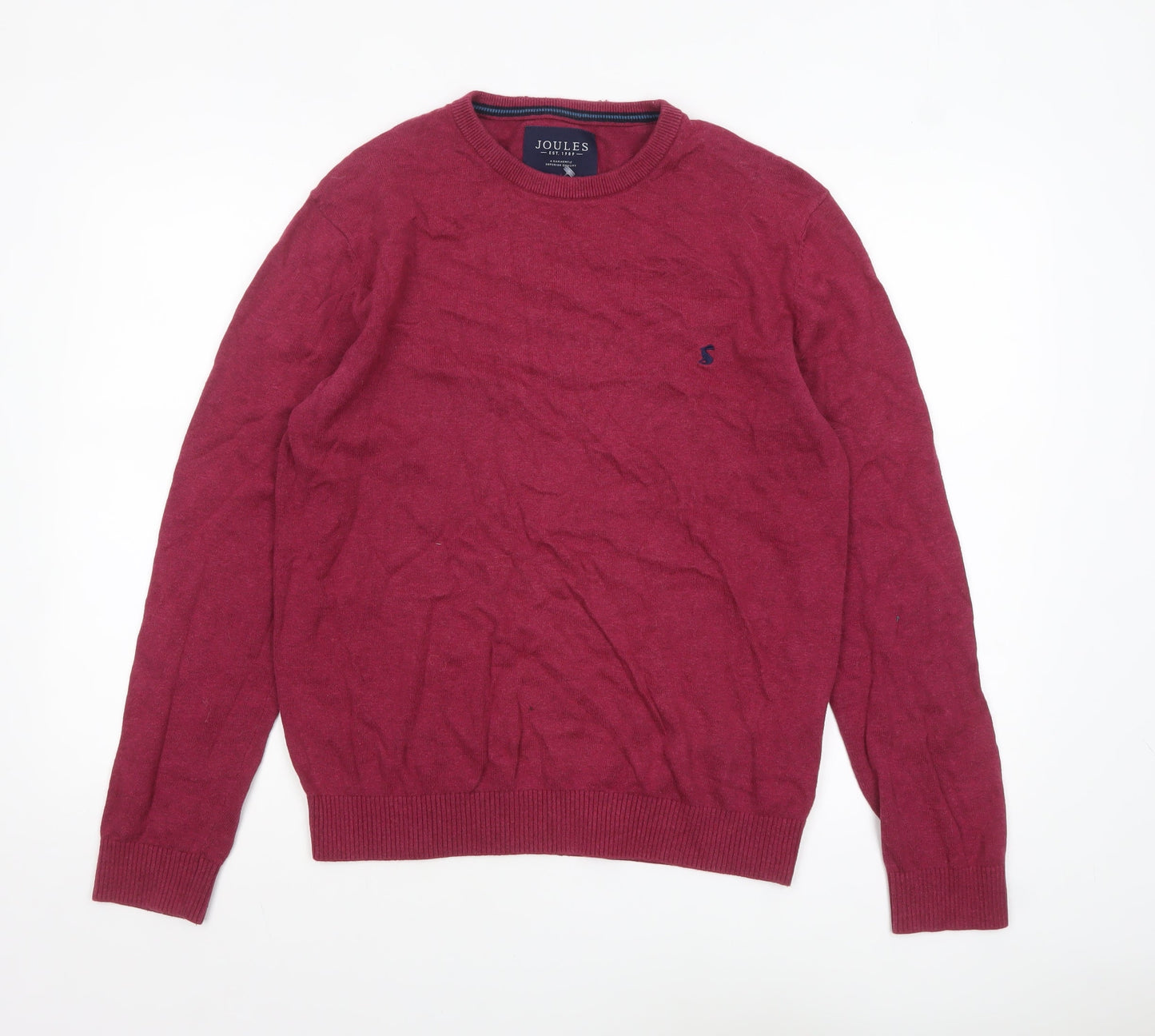 Mens UK Size S Joules Red Pullover Jumper