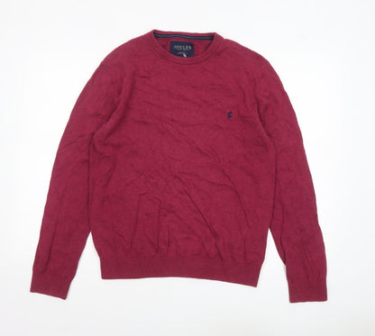 Mens UK Size S Joules Red Pullover Jumper