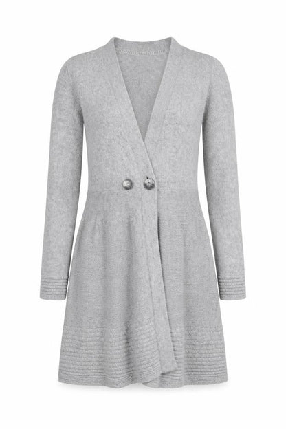 Womens UK Size 10 Marks and Spencer Grey Cardigan Jumper