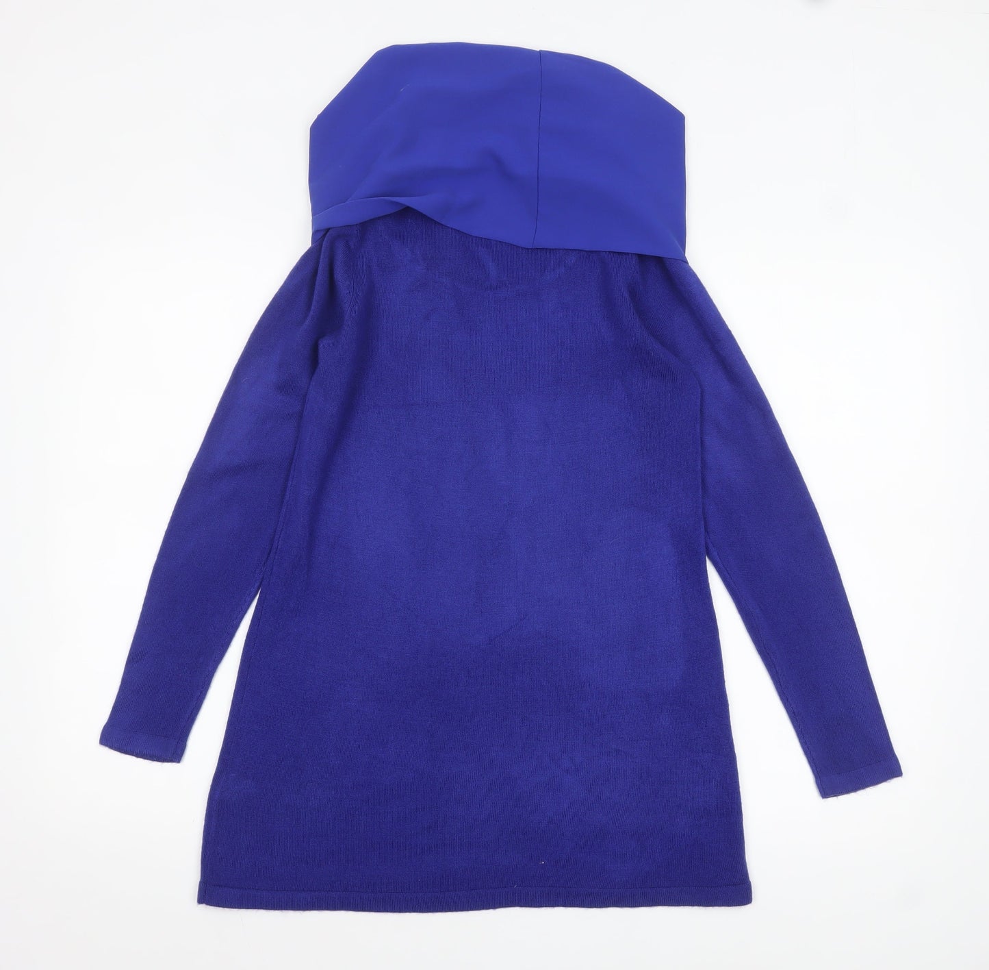 Womens UK Size 8 Marks and Spencer Blue Tunic Jumper