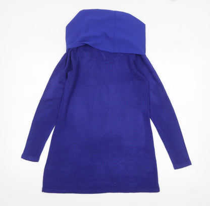 Womens UK Size 8 Marks and Spencer Blue Tunic Jumper