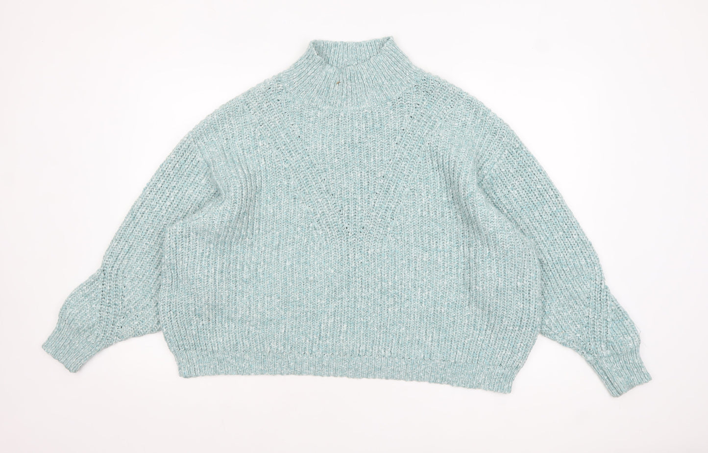 Womens UK Size XL Marks and Spencer Green Pullover Jumper