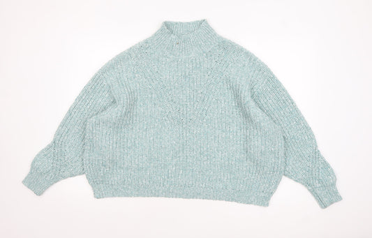 Womens UK Size XL Marks and Spencer Green Pullover Jumper