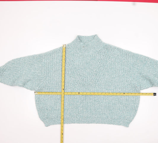 Womens UK Size XL Marks and Spencer Green Pullover Jumper