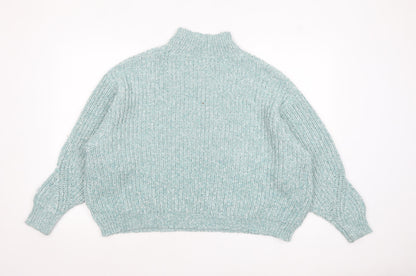 Womens UK Size XL Marks and Spencer Green Pullover Jumper