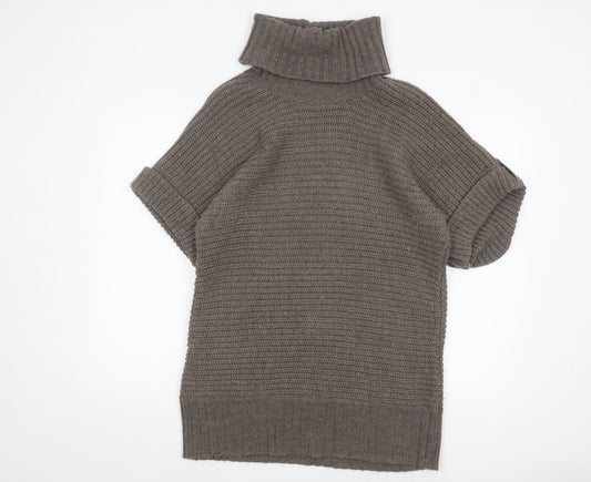 Womens UK Size 16 Marks and Spencer Brown Tunic Jumper
