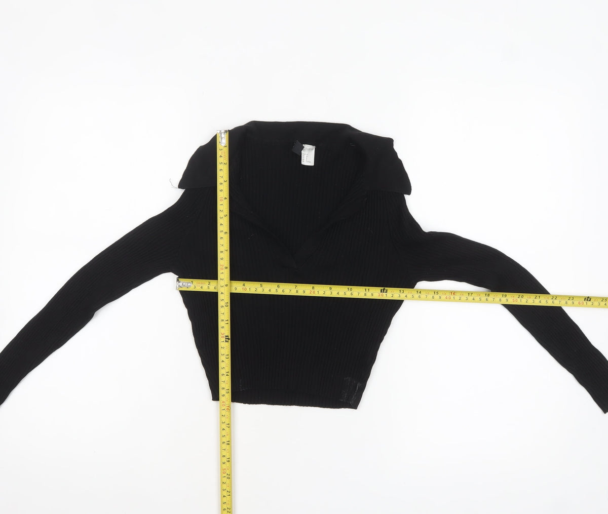 Womens UK Size 12 H&M Black Pullover Jumper