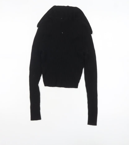 Womens UK Size 12 H&M Black Pullover Jumper