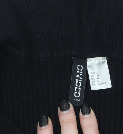 Womens UK Size 12 H&M Black Pullover Jumper