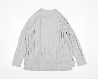 Womens UK Size L NEXT Grey Pullover Jumper