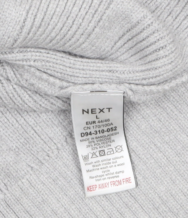 Womens UK Size L NEXT Grey Pullover Jumper