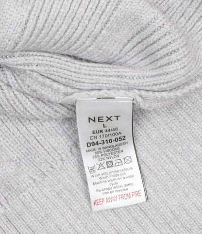 Womens UK Size L NEXT Grey Pullover Jumper