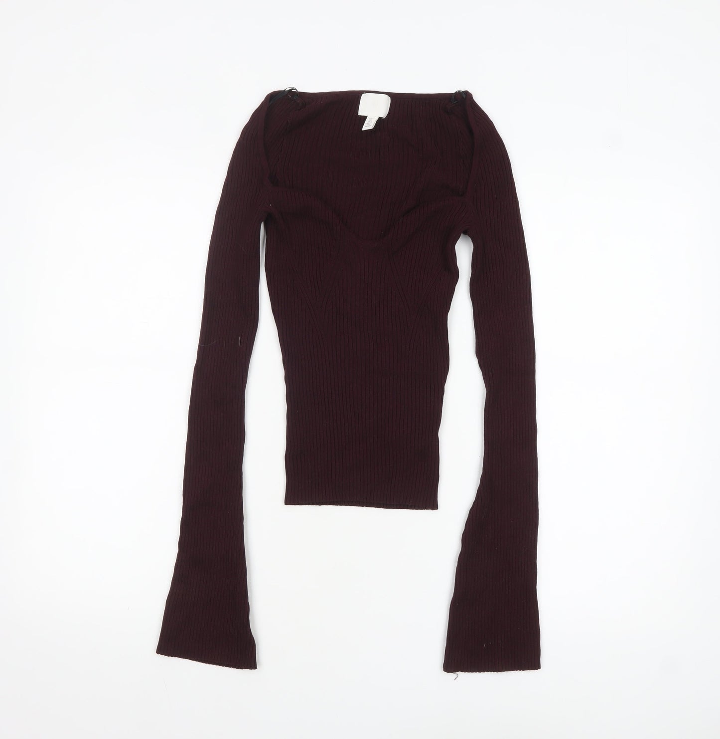 Womens UK Size S H&M Brown Pullover Jumper