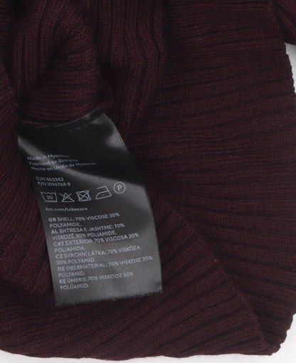 Womens UK Size S H&M Brown Pullover Jumper