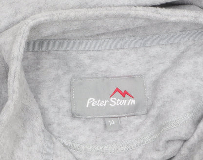 Womens UK Size 14 Peter Storm Grey Pullover Sweatshirt