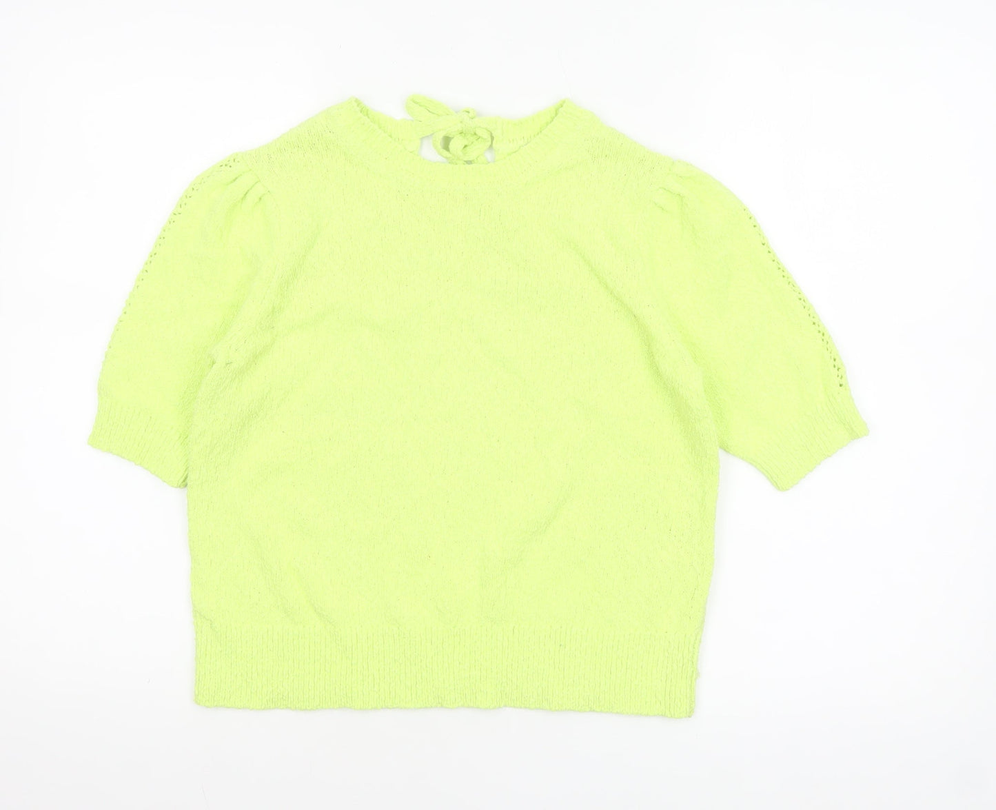 Womens UK Size S Marks and Spencer Green Basic Blouse