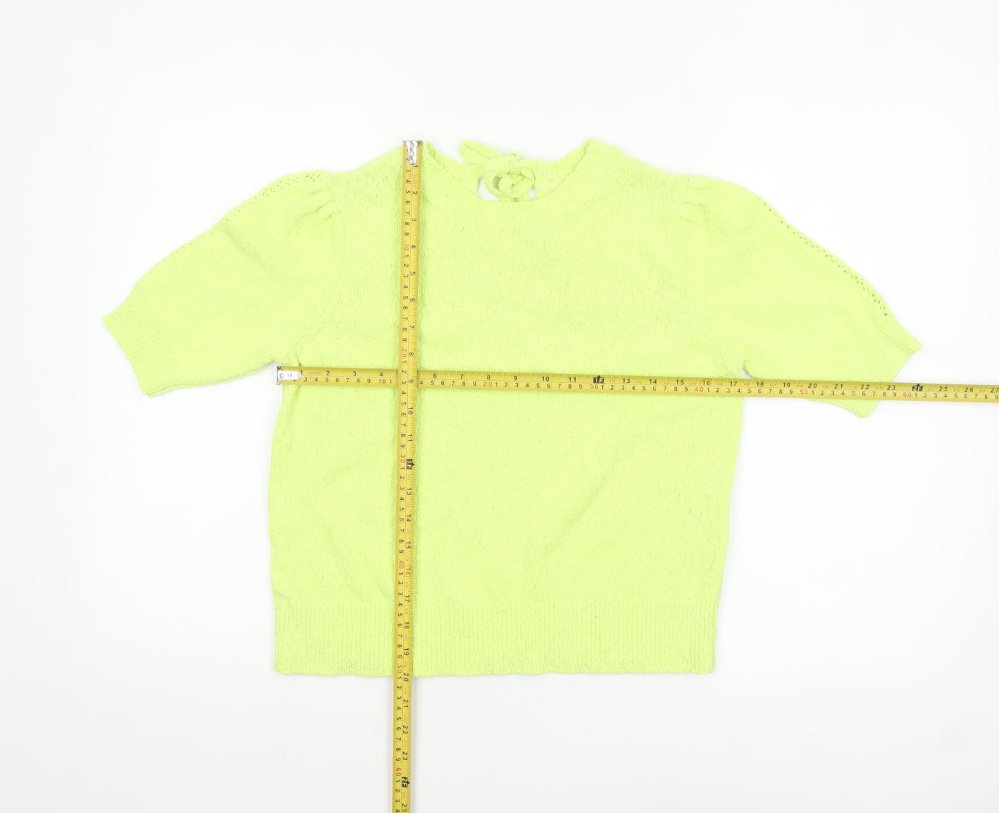 Womens UK Size S Marks and Spencer Green Basic Blouse