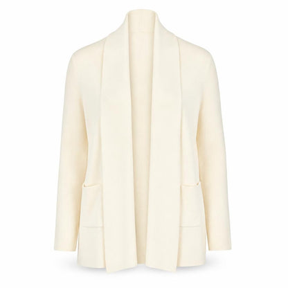 Orvis Women's Ivory Merino Wool Long Sleeve Cardigan S