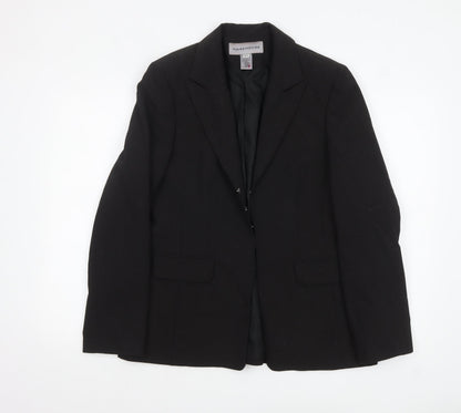 Womens UK Size 16 Warehouse Regular Black Blazer