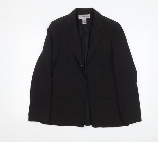 Womens UK Size 16 Warehouse Regular Black Blazer