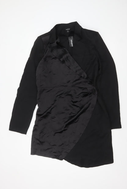 Womens UK Size 14 Boohoo Wrap Dress