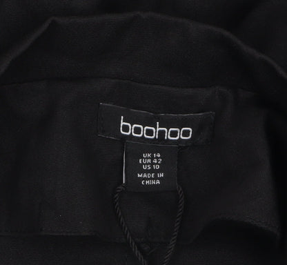 Womens UK Size 14 Boohoo Wrap Dress