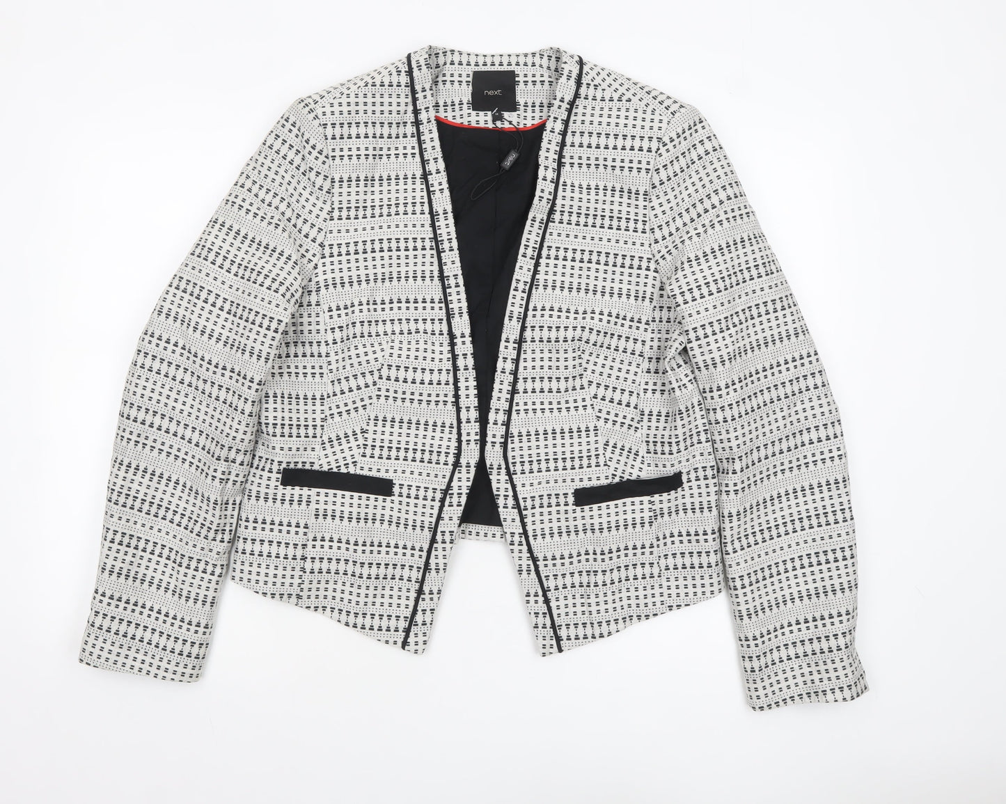 Womens UK Size 18 NEXT Regular White Blazer