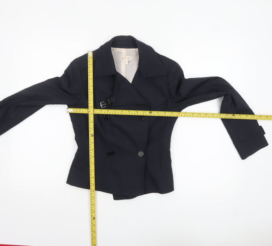 Pringle of Scotland Women's Blue Wool Blazer Jacket UK 8