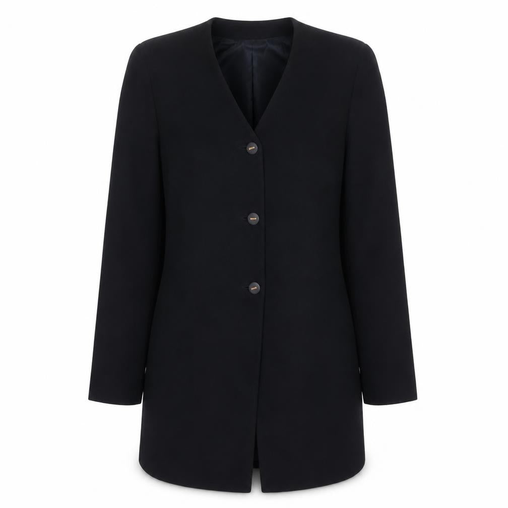Womens UK Size 10 Viyella Regular Black Blazer