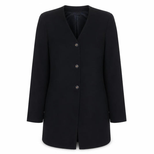 Womens UK Size 10 Viyella Regular Black Blazer