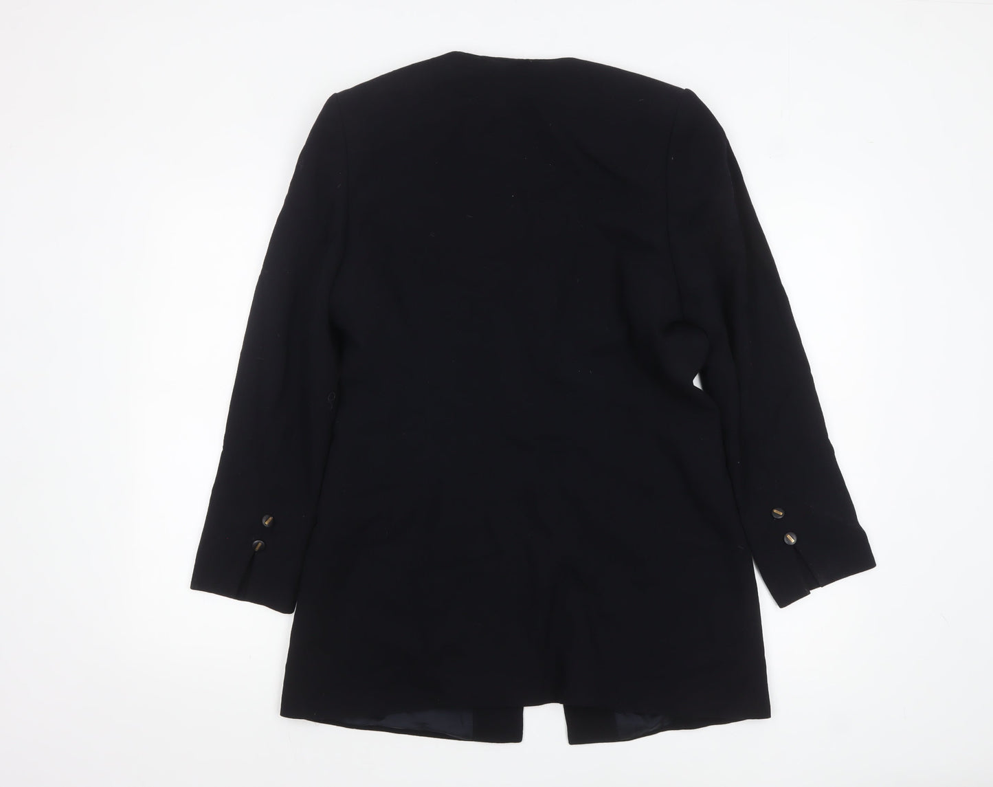 Womens UK Size 10 Viyella Regular Black Blazer