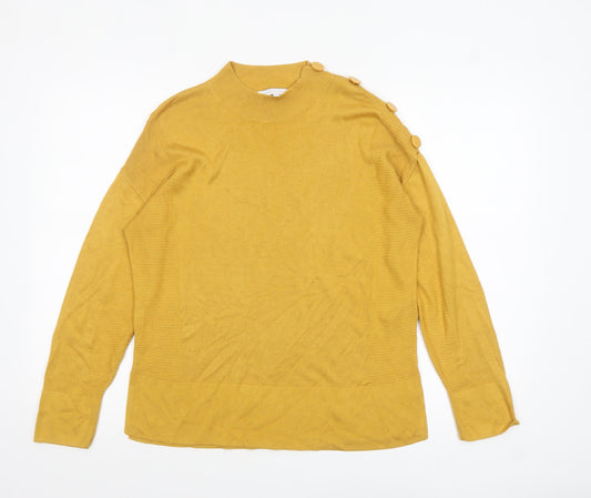 Womens UK Size 14 NEXT Yellow Pullover Jumper