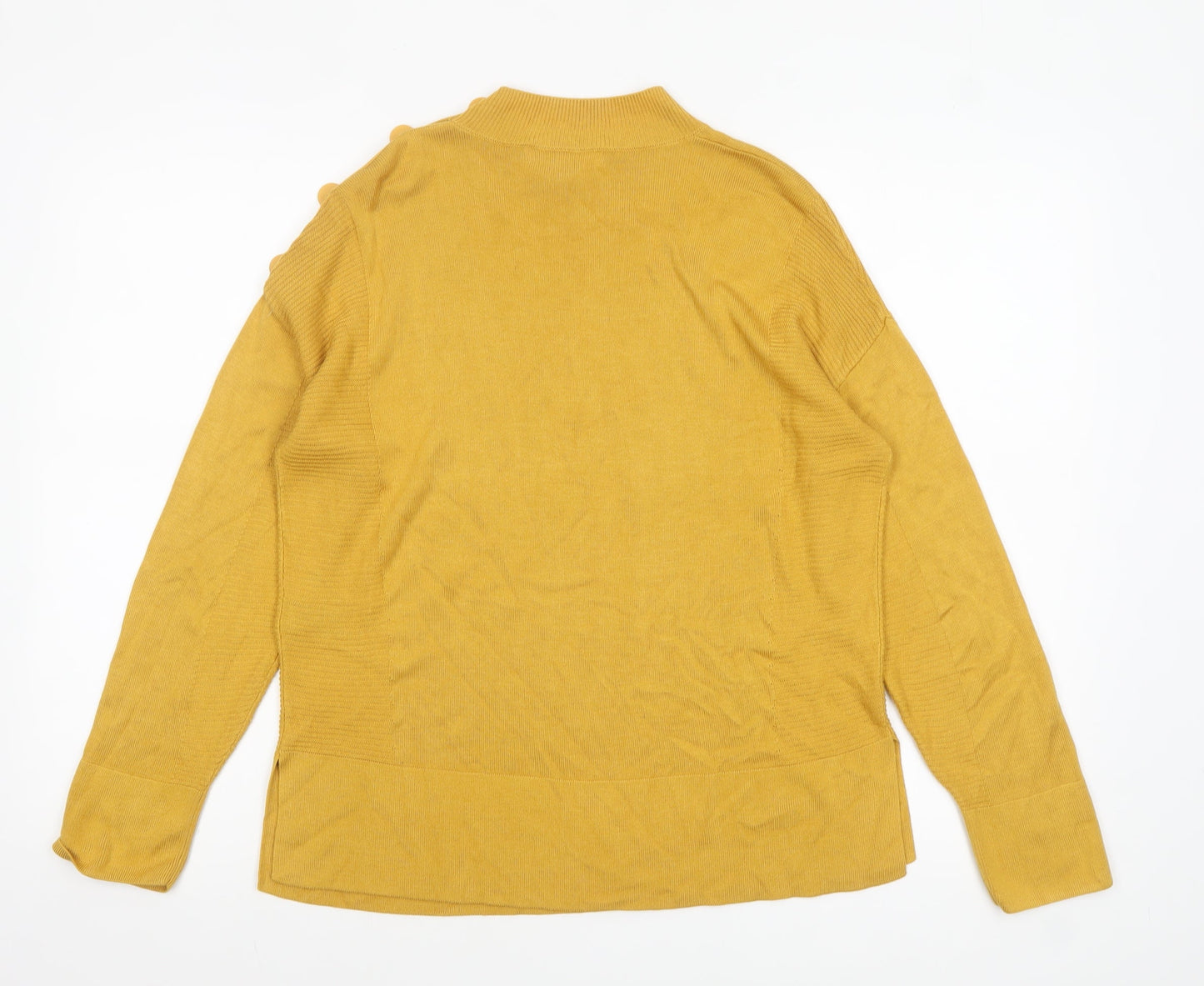 Womens UK Size 14 NEXT Yellow Pullover Jumper