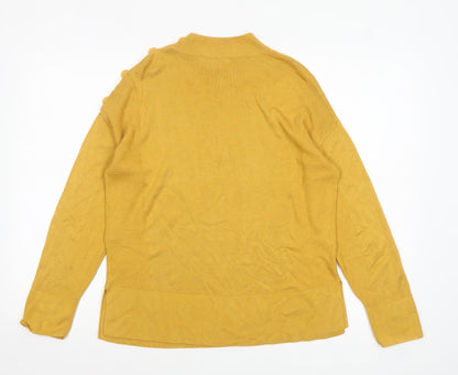 Womens UK Size 14 NEXT Yellow Pullover Jumper