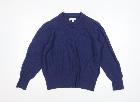 Womens UK Size 18 Marks and Spencer Blue Pullover Jumper