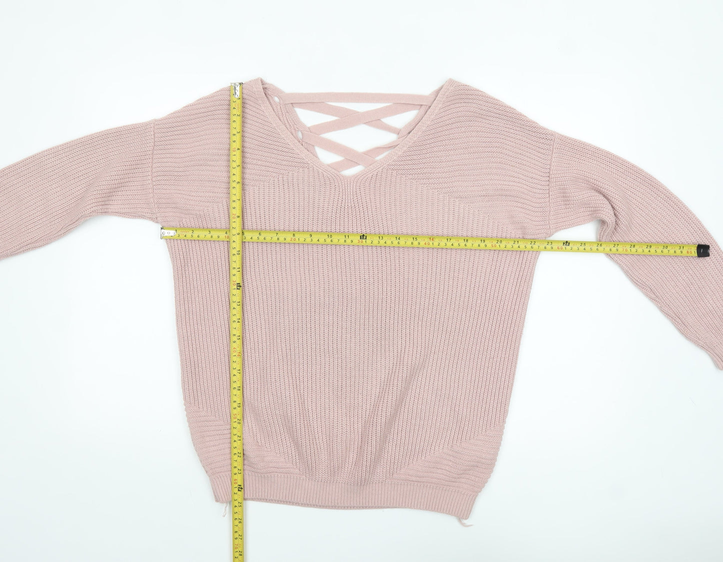 Womens UK Size 10 NEXT Pink Pullover Jumper