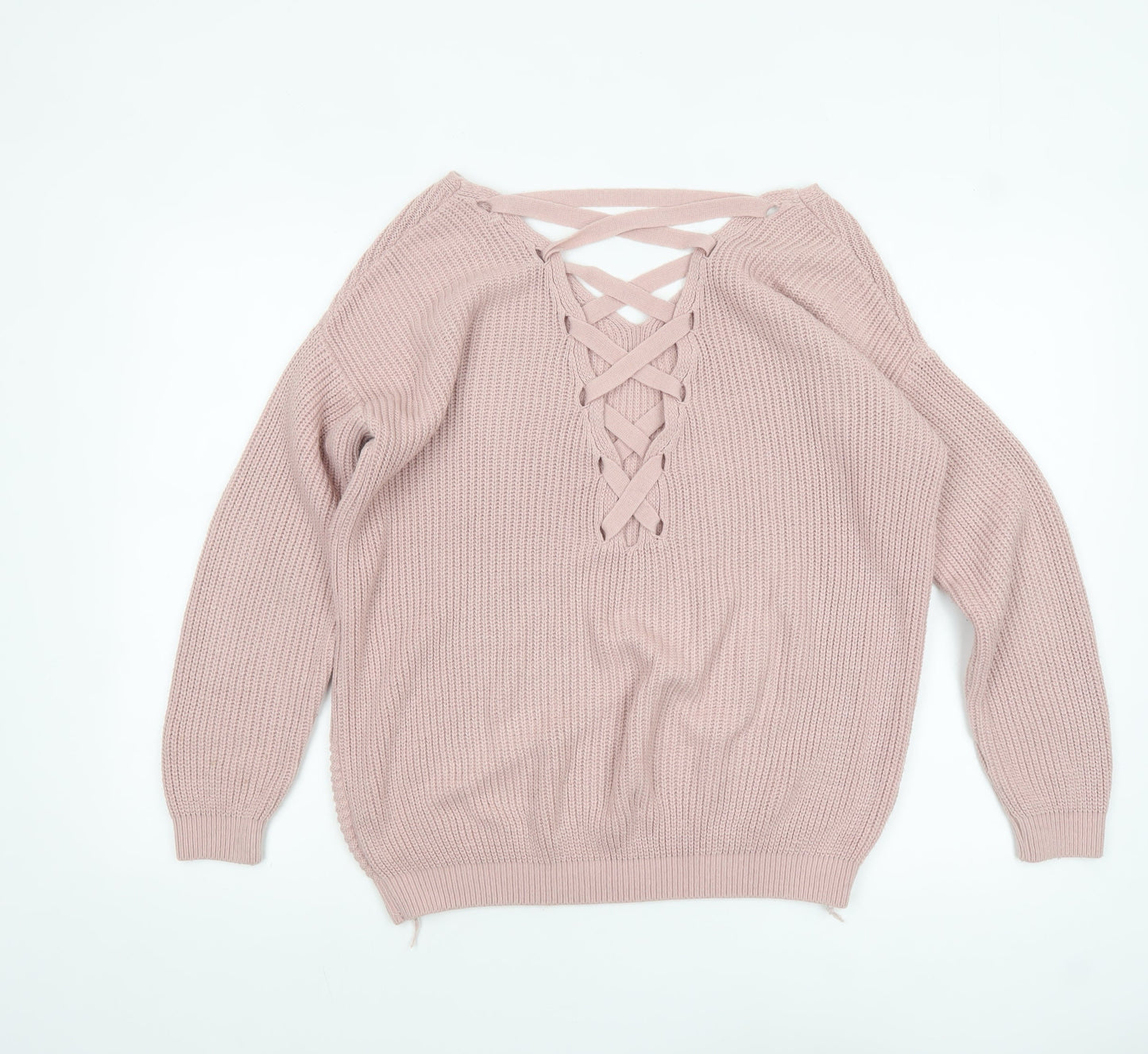 Womens UK Size 10 NEXT Pink Pullover Jumper