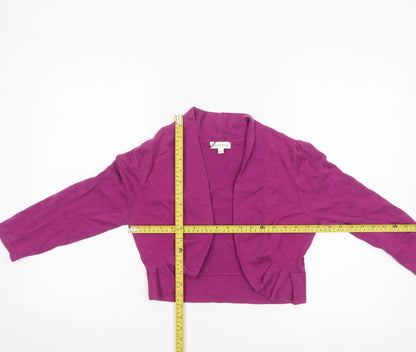 Womens UK Size M Monsoon Purple Cardigan Jumper